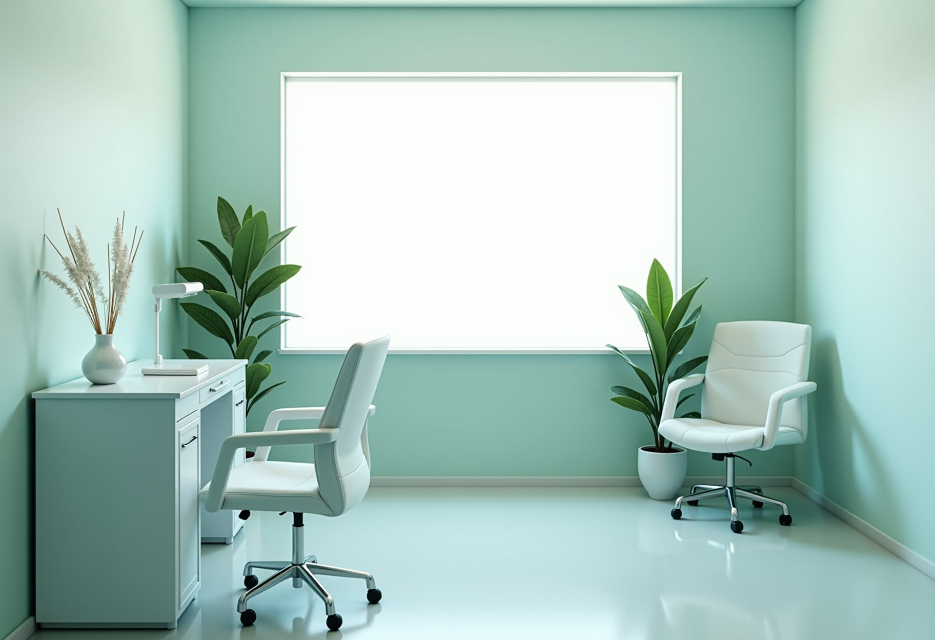 Two treatment rooms and a written plan.